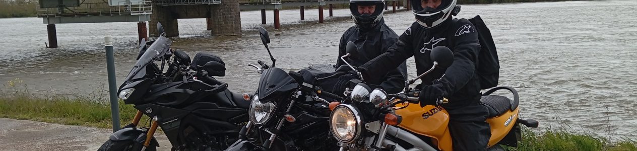 Sortie sous la pluie au bord de La Loire