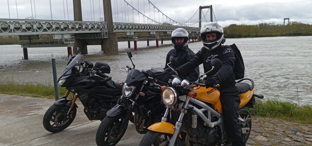 Sortie sous la pluie au bord de La Loire