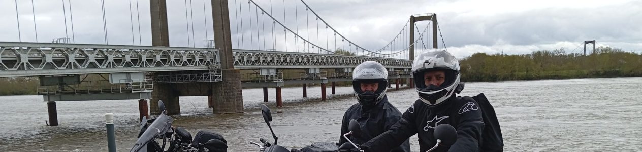 Sortie sous la pluie au bord de La Loire