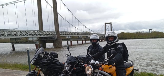 Sortie sous la pluie au bord de La Loire